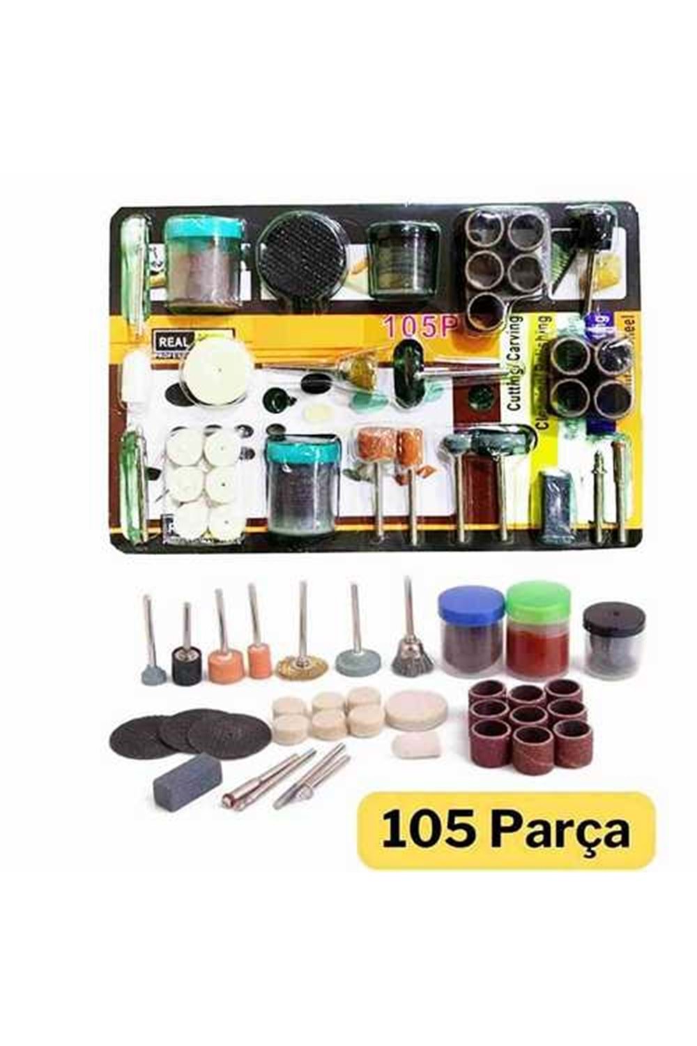 Gravür Kalıpçı Seti 105 Parça Metal Taşlama habi Oyma