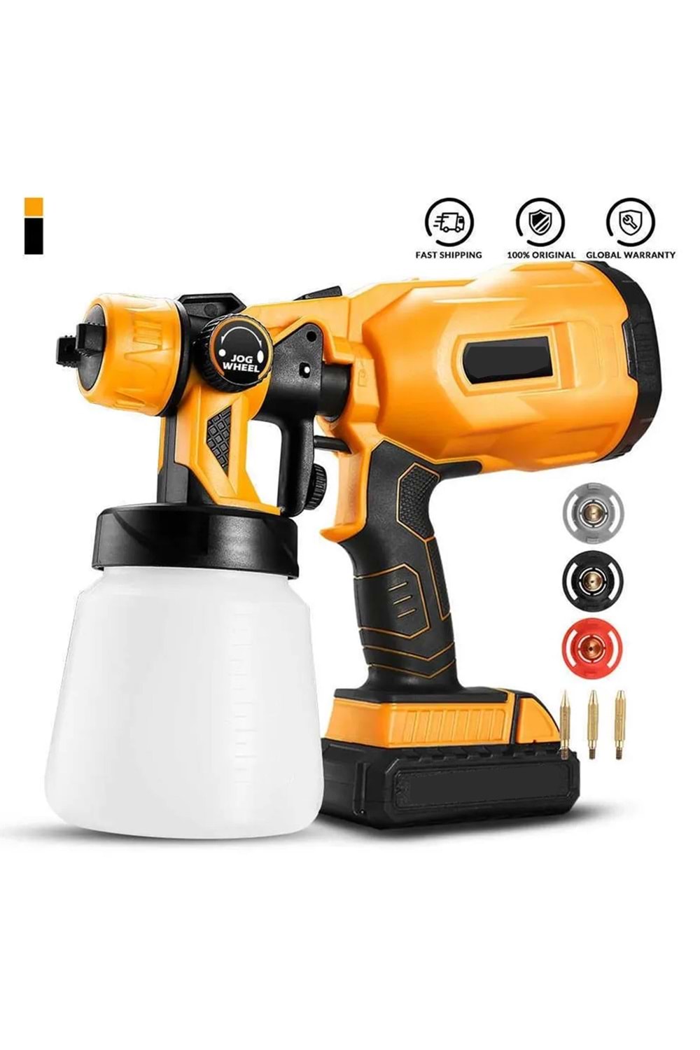 Boya Tabancası Şarjlı 18V HVLP 800 ml