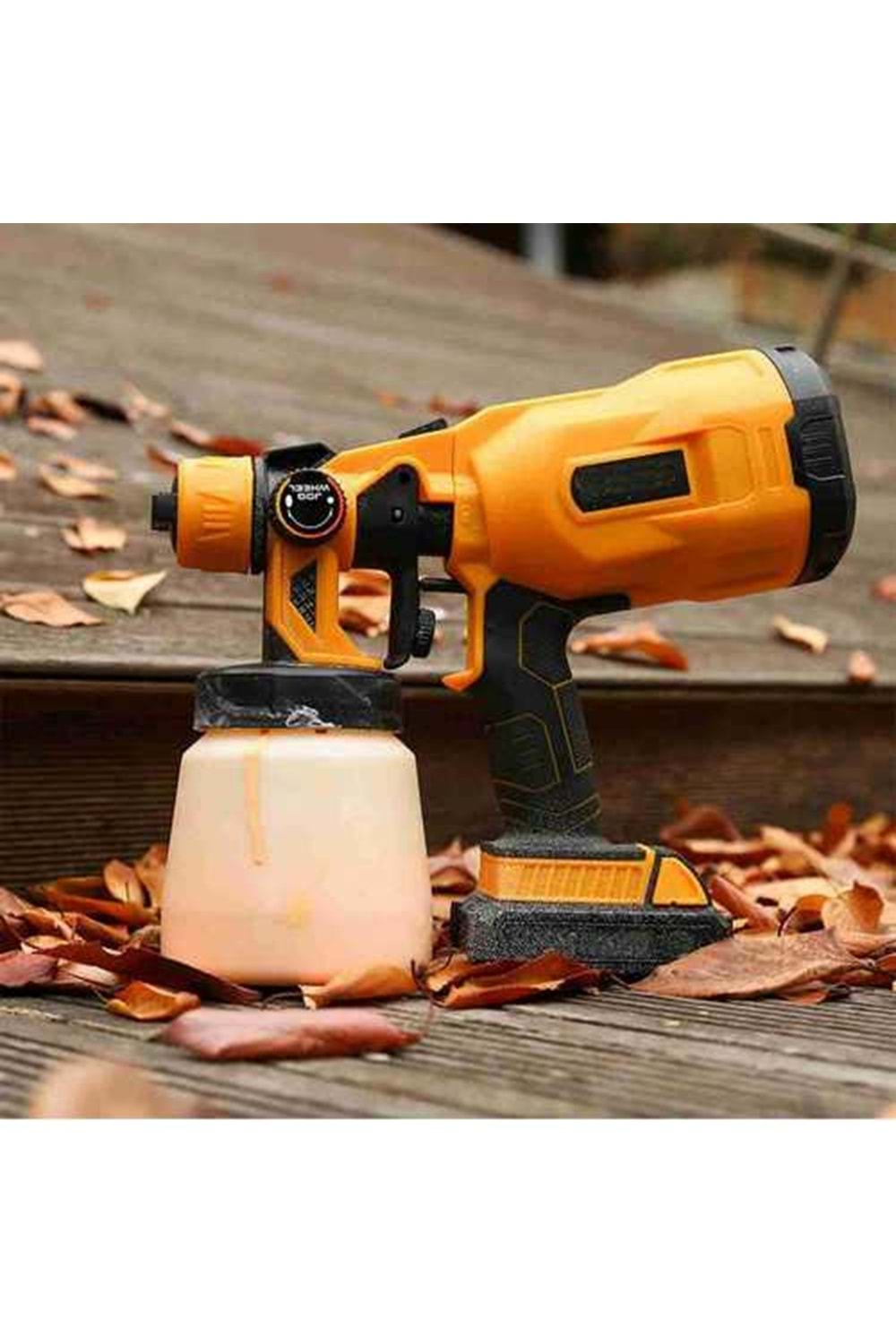 Boya Tabancası Şarjlı 18V HVLP 800 ml