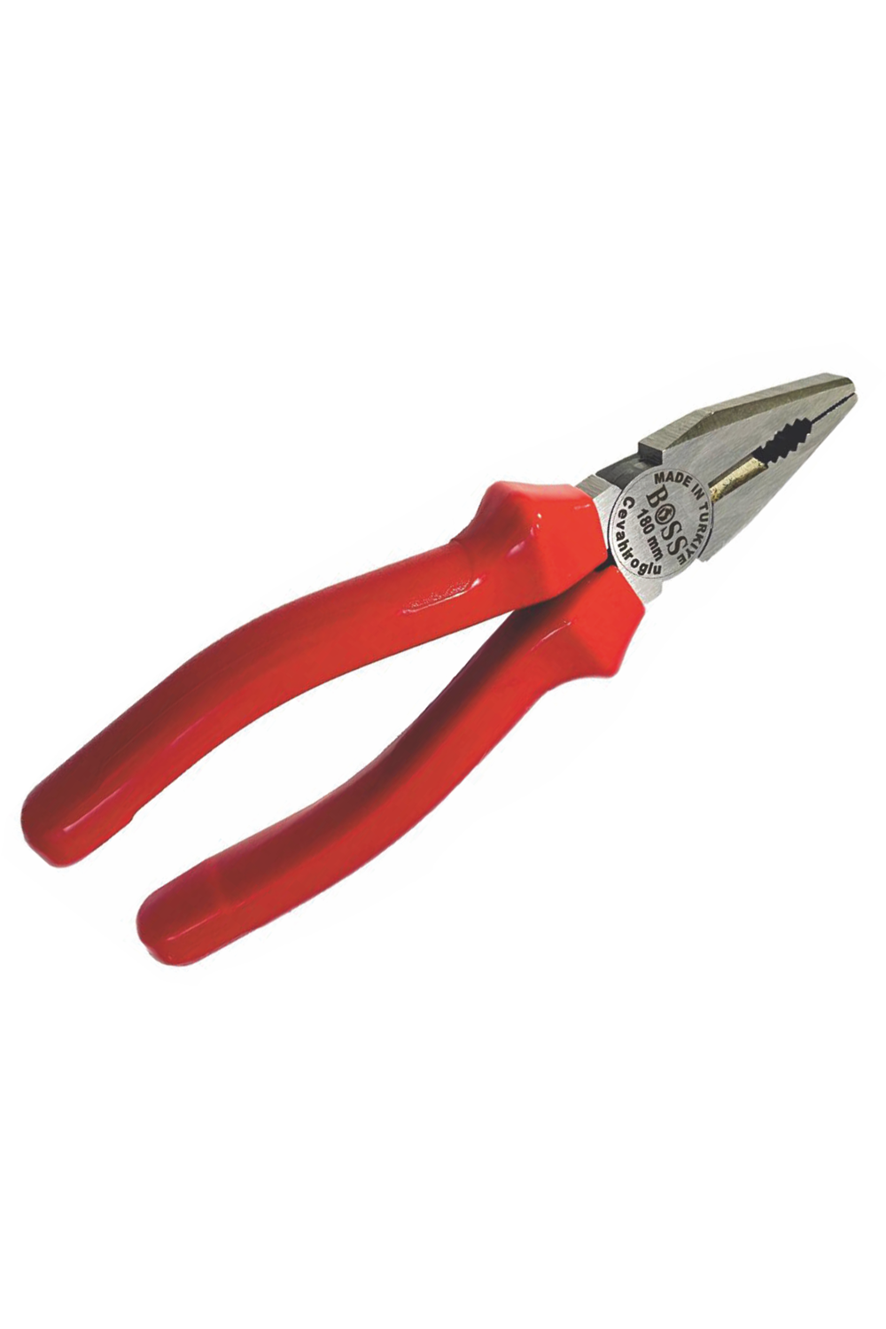 Boss Pense Kırmızı İzoleli 180 mm