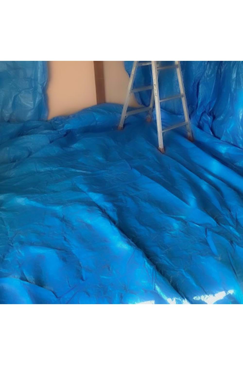 Koruyucu Örtü Branda 32 M2 İzmir Fırça Mavi Kalın Pratik Branda