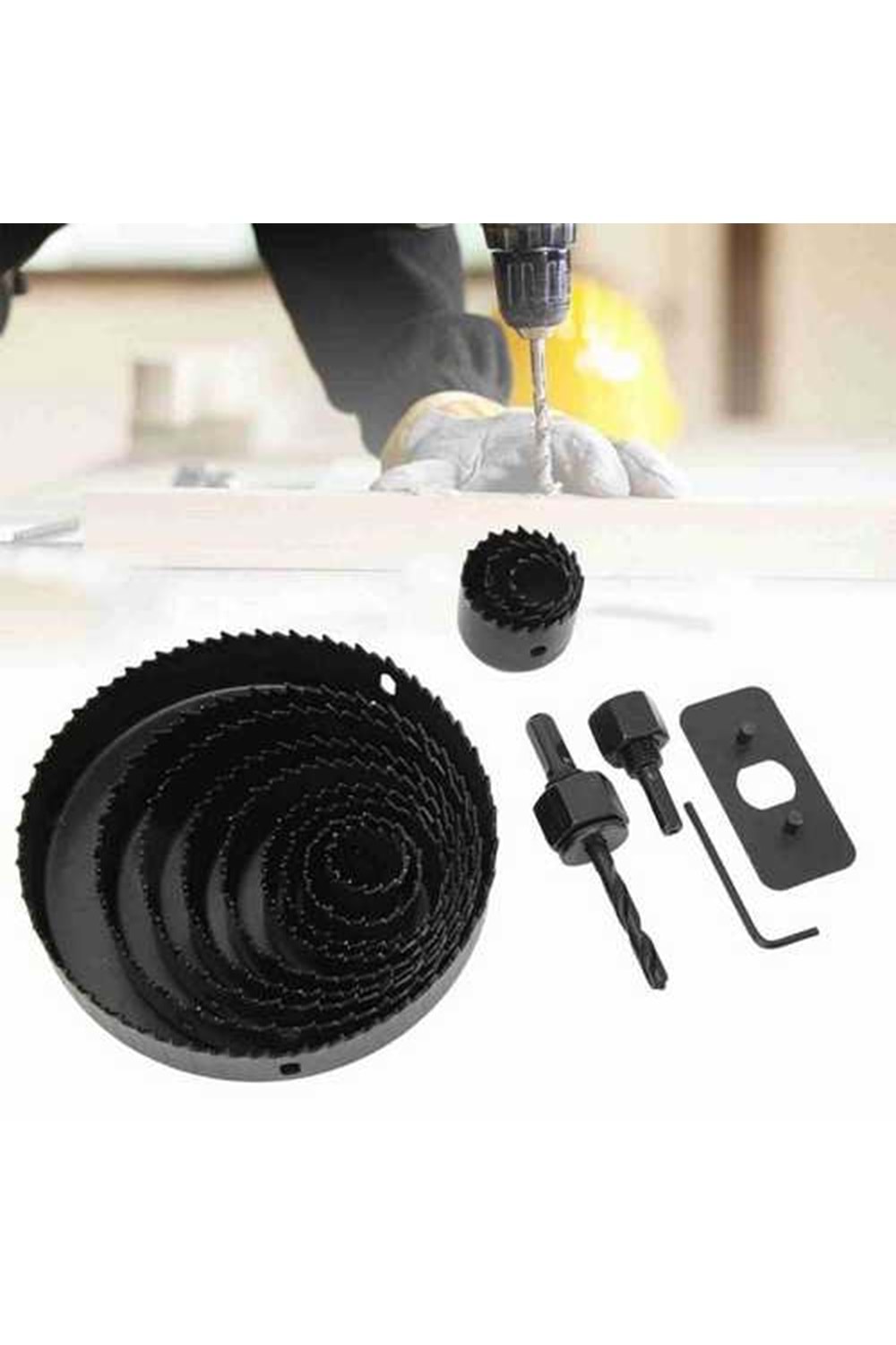 Buat Açma Seti Kapmax 8 Parça Panç Seti Ahşap
