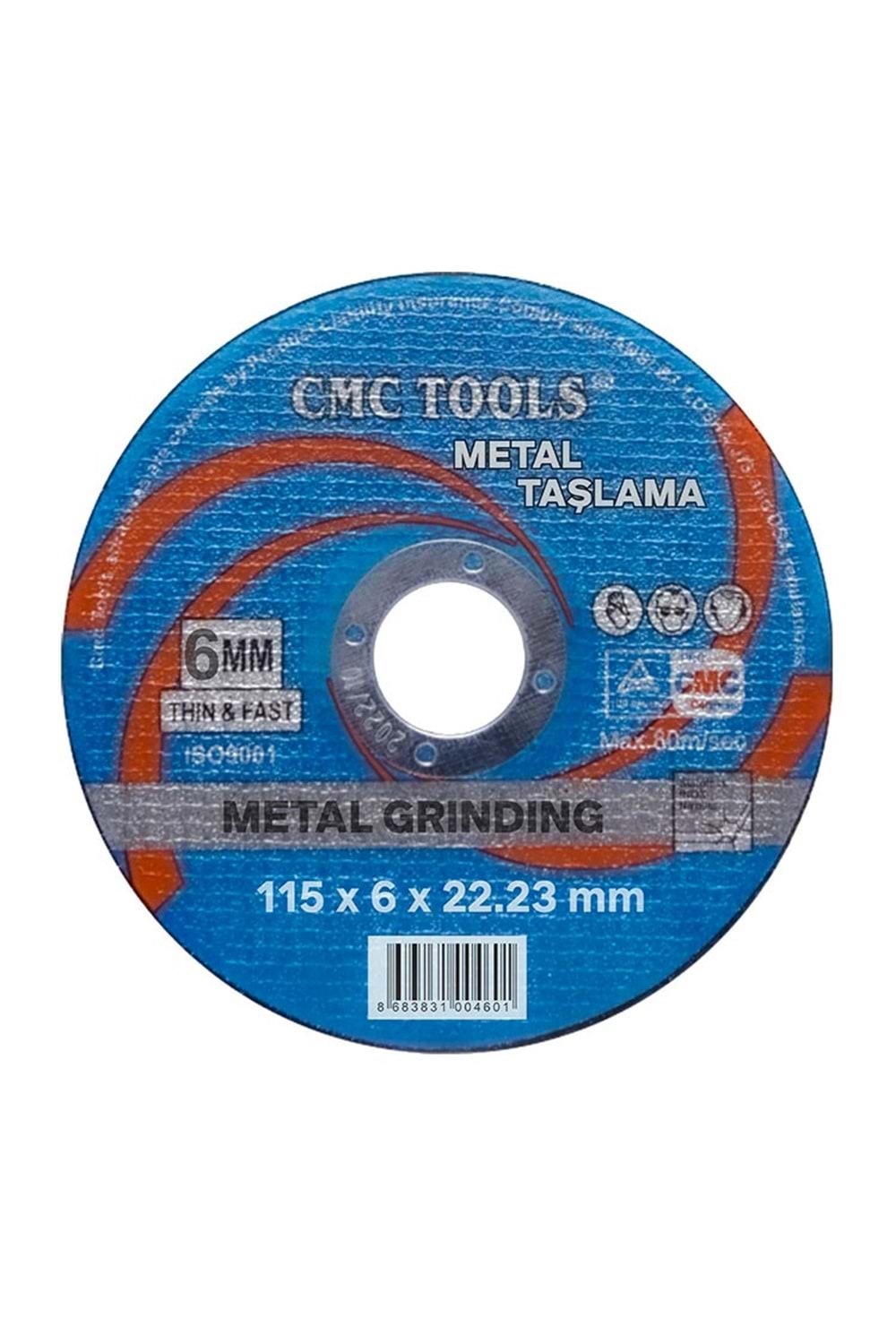 Kesici Taş 115*6 Mm Cmc Tools Taşlama taşı