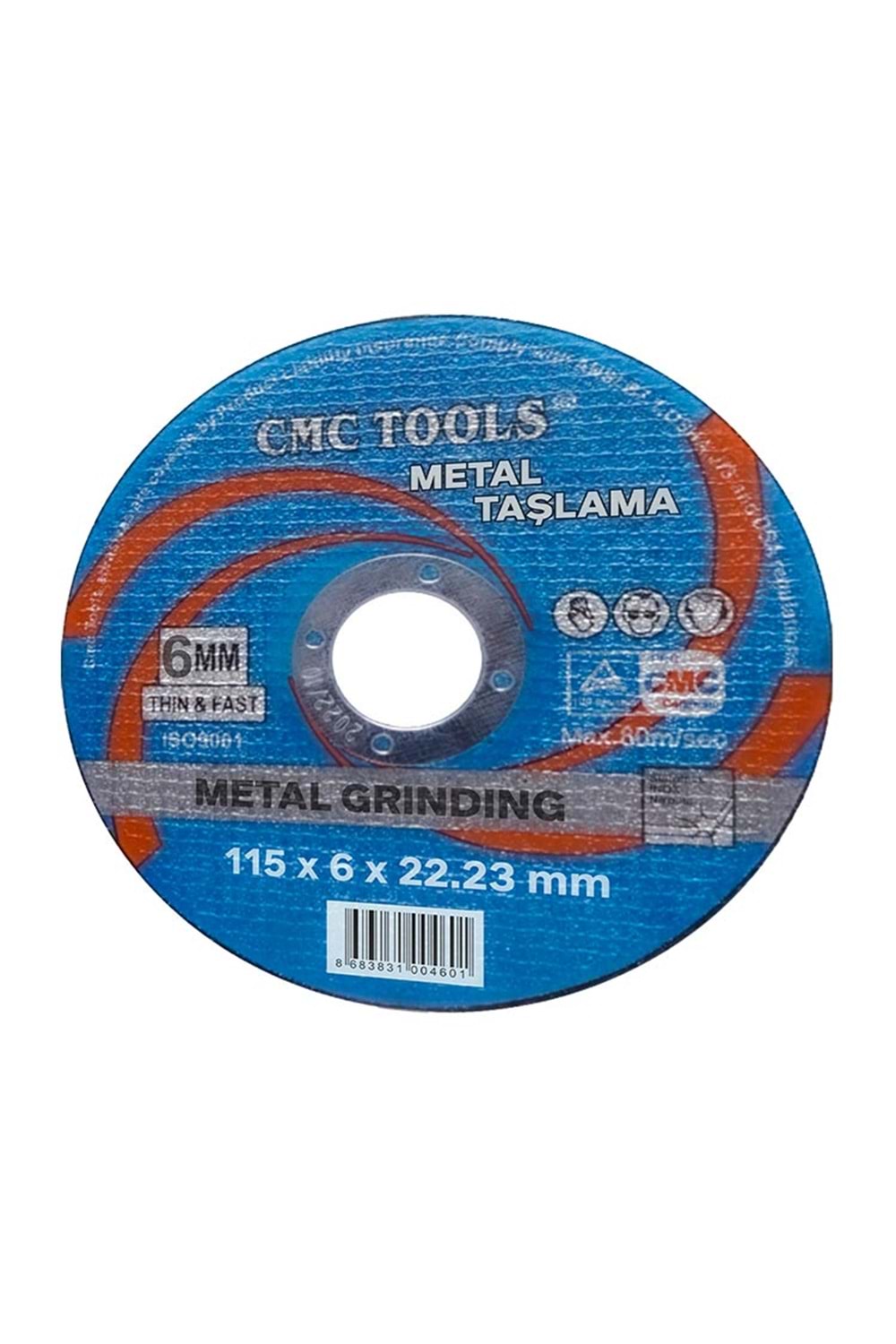 Kesici Taş 115*6 Mm Cmc Tools Taşlama taşı