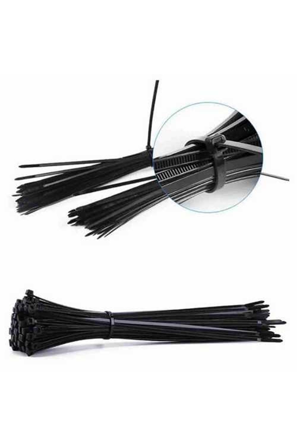 Cırt Kelepçe Siyah Cırt Kelepçe 4.8*200