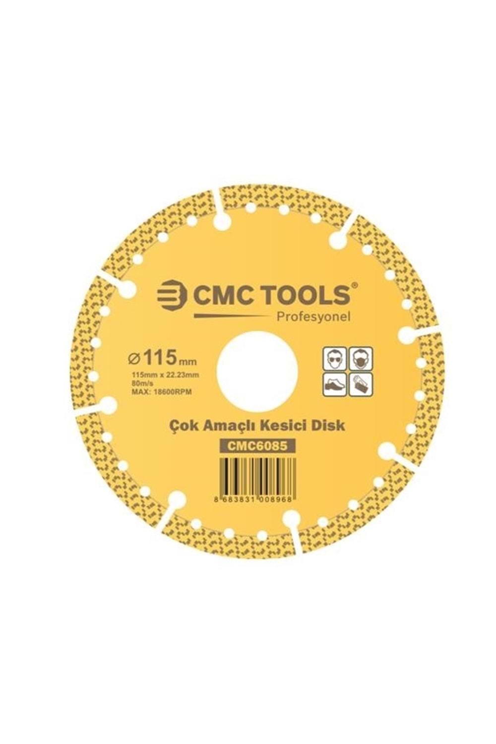 Kesici Çok Amaçlı Kesici Disk 115 MM Tuğla Metal Mermer PVC