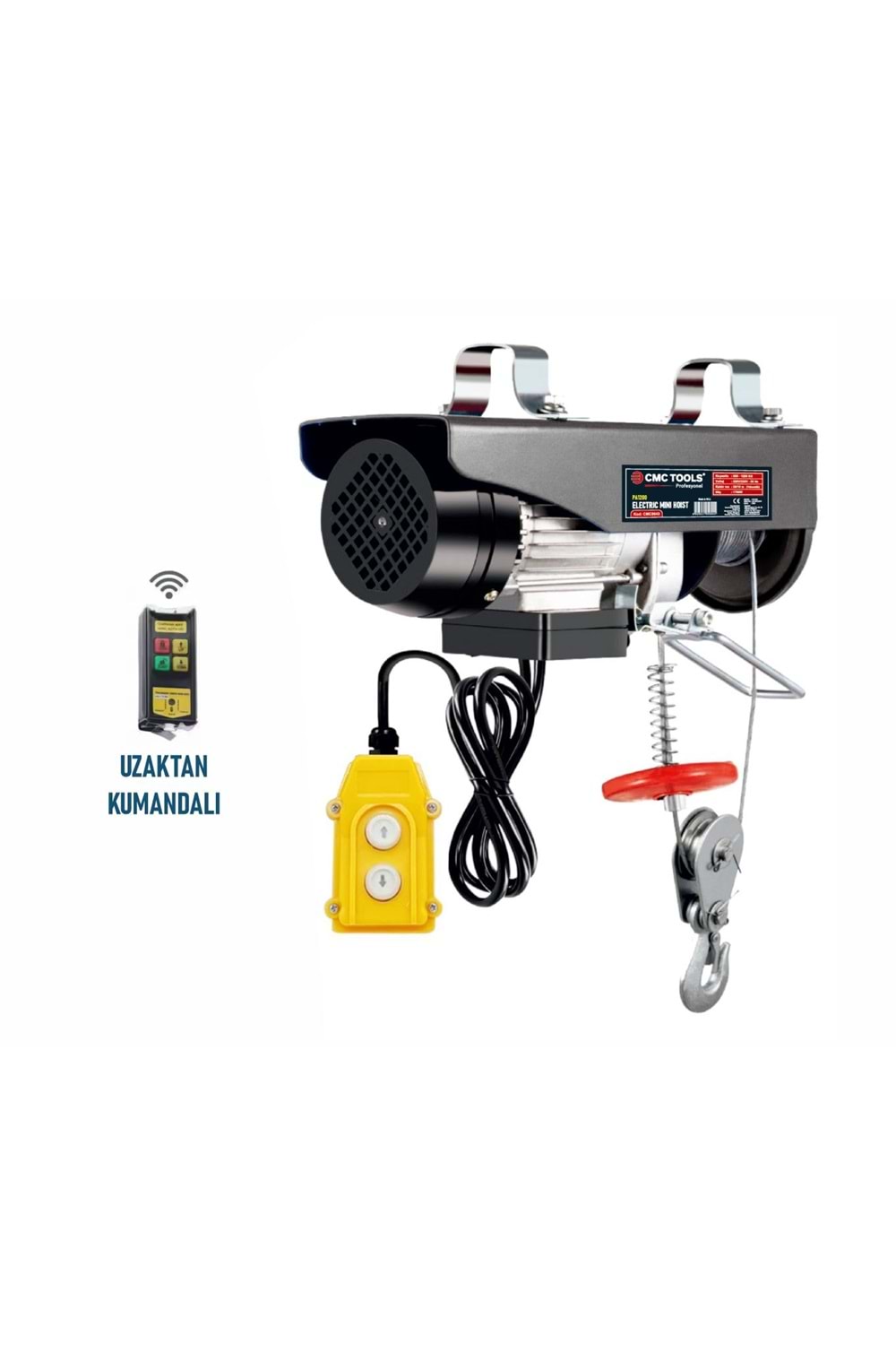 Elektirikli Vinç 250-500 Kg Uzaktan Kumandalı CMC PRO