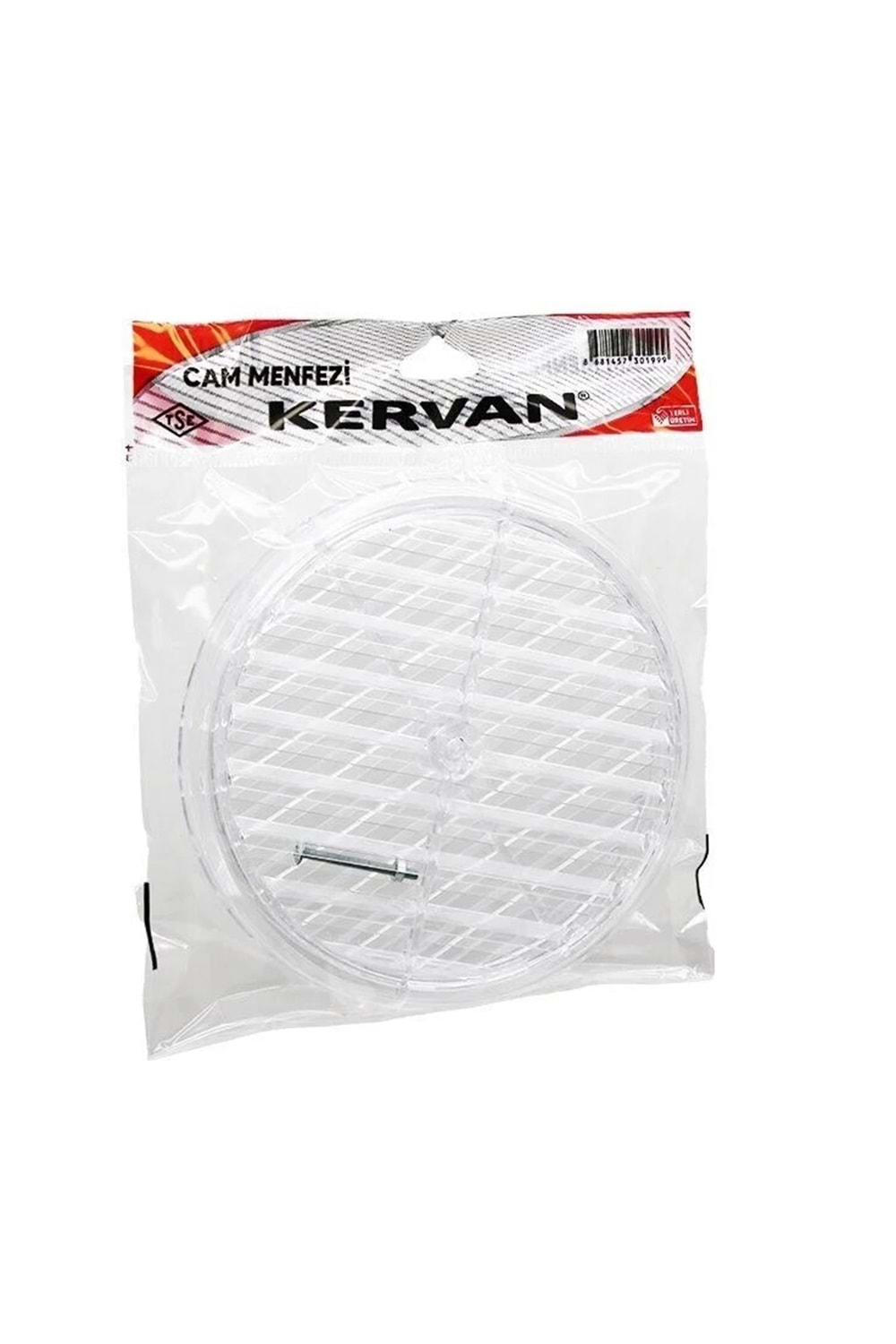 Doğalgaz Cam Menfezi Lüx Şeffaf Havalandırma Aparatı Kervan