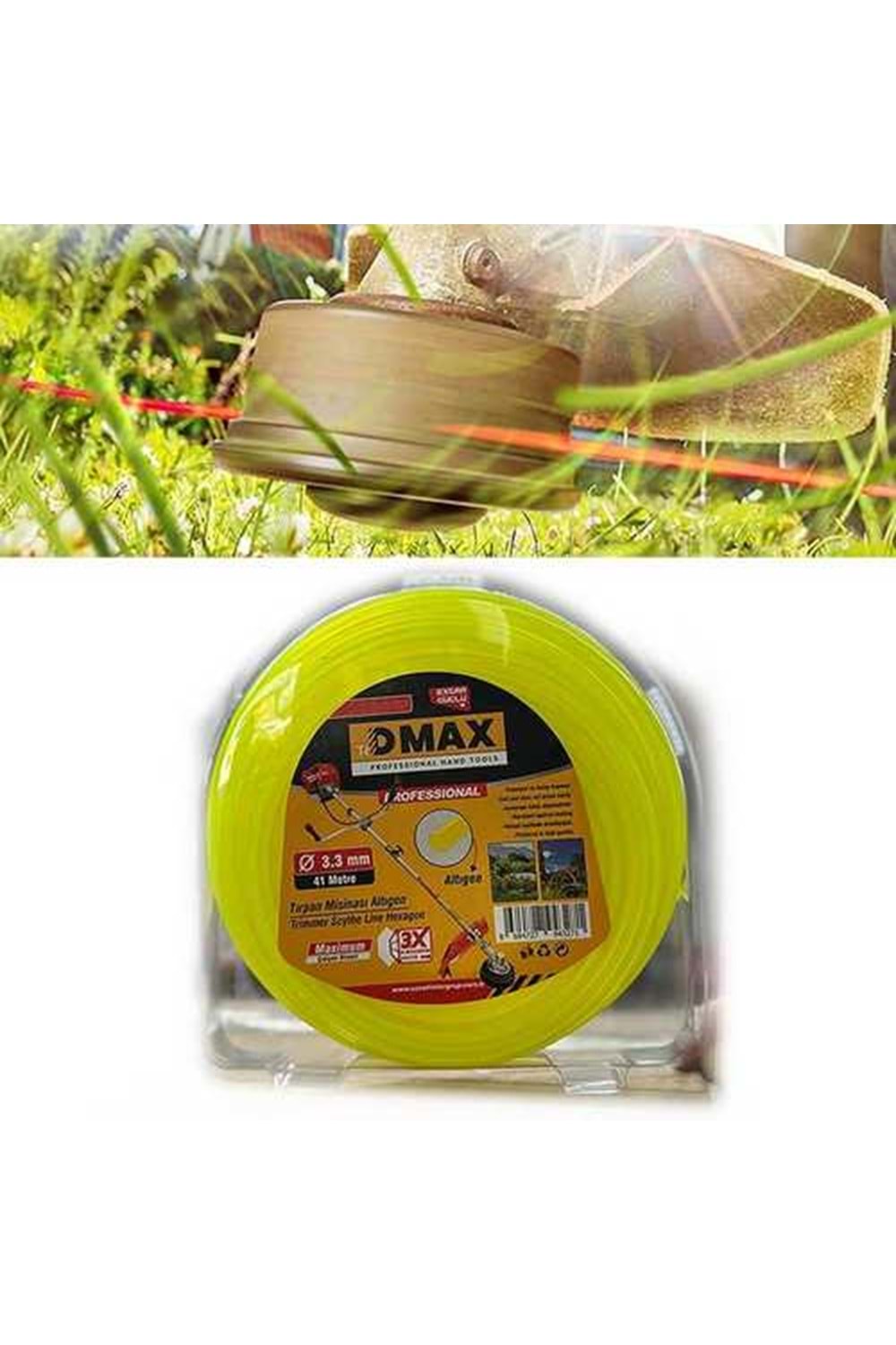 Misina İpi – Altıgen Dmax 3 mm x 50 m Tırpan Misinası