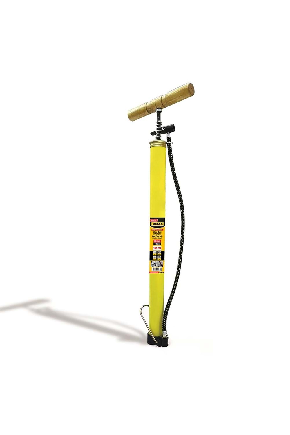 Pompa DMAX El Pompası Ahşap Saplı 38x50cm