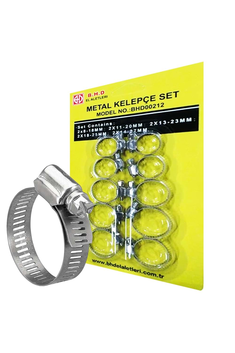 Metal Kelepçe Seti 10 Pcs Metal Hortum Kelepçesi Seti