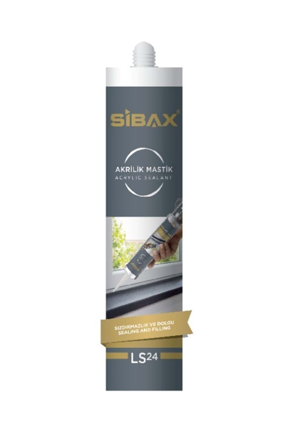 Mastik Sibax Akrilik Mastik 450gr Beyaz Koli: 30 Ad