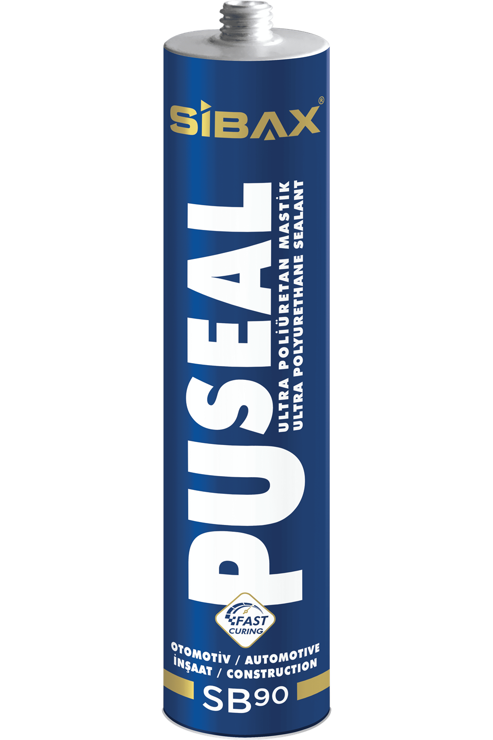 Sibax PU Poliüretan Yapıştırıcı Mastik Siyah 280 ml SB90