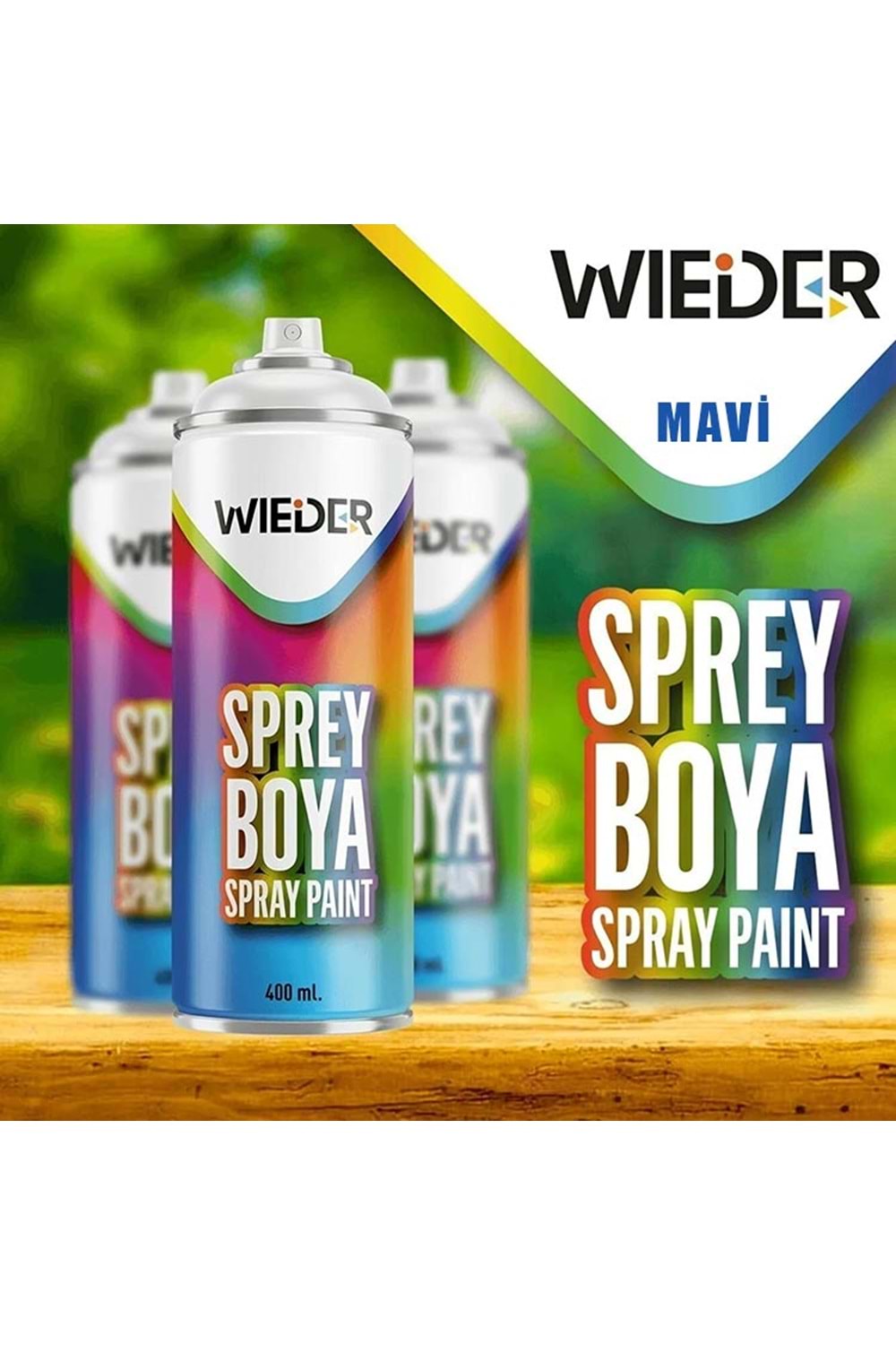 Sprey Boya Mavi 400 ML WİEDER