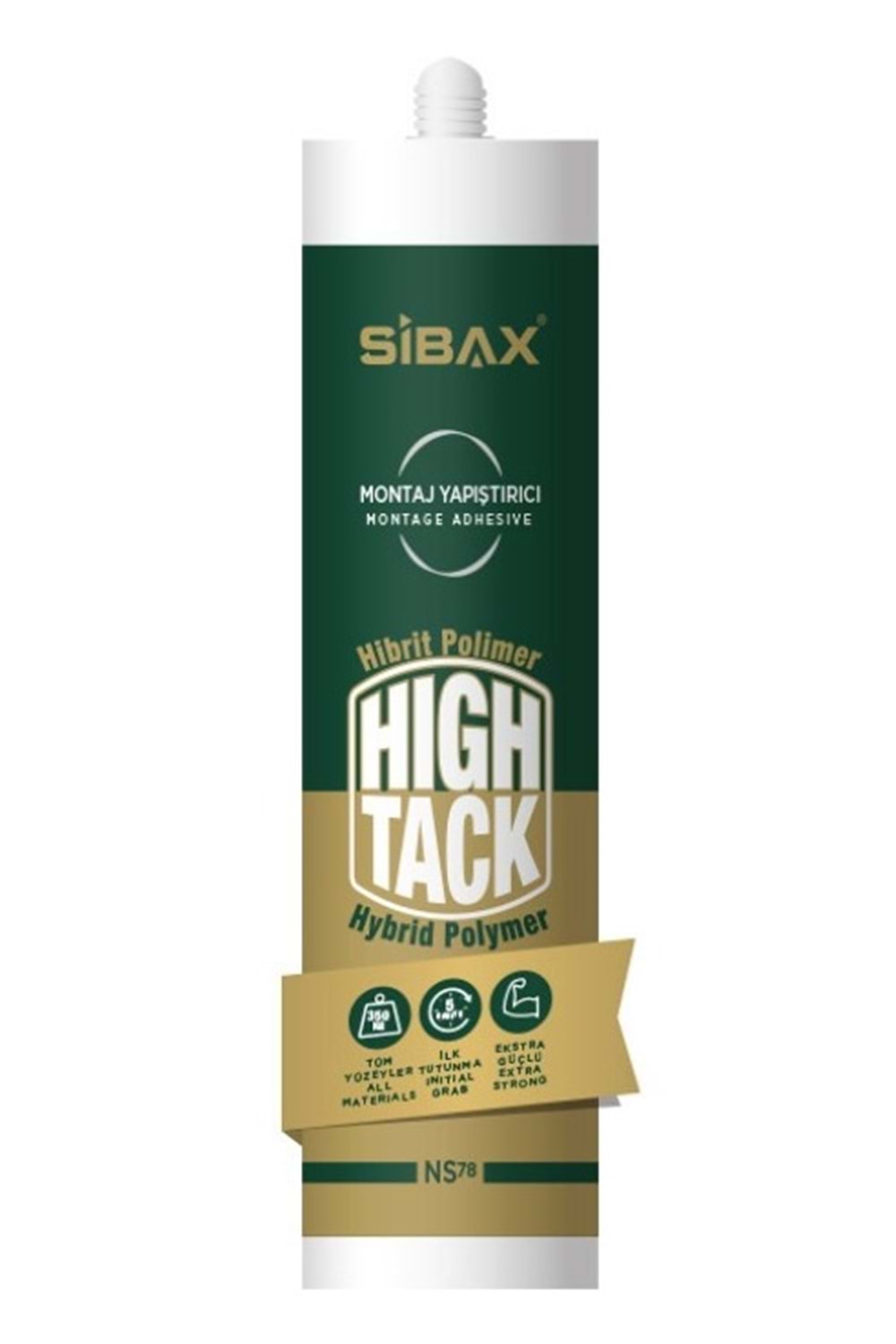 Montaj Yapıştırıcısı Beyaz Store Ns78 Hibrit High-Tack Montaj Yapıştırıcısı