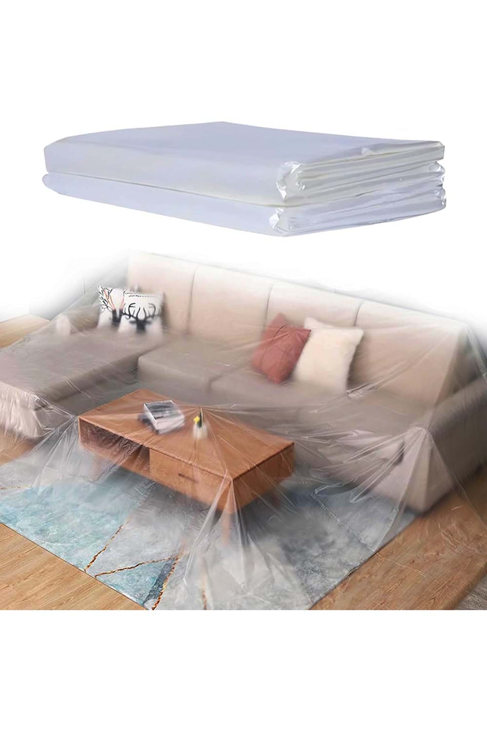 Koruyucu Örtü Hışır 20 M2 İzmir Fırça Boya Badana Örtüsü