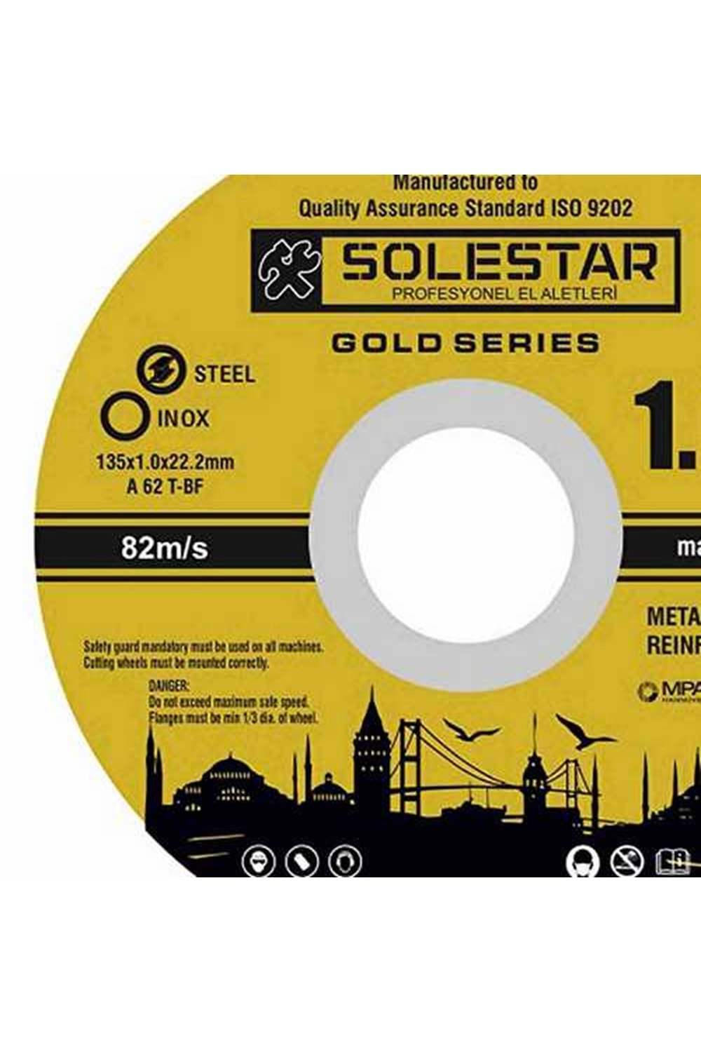 İnox Kesici Taş Slostar 125*1 Mm