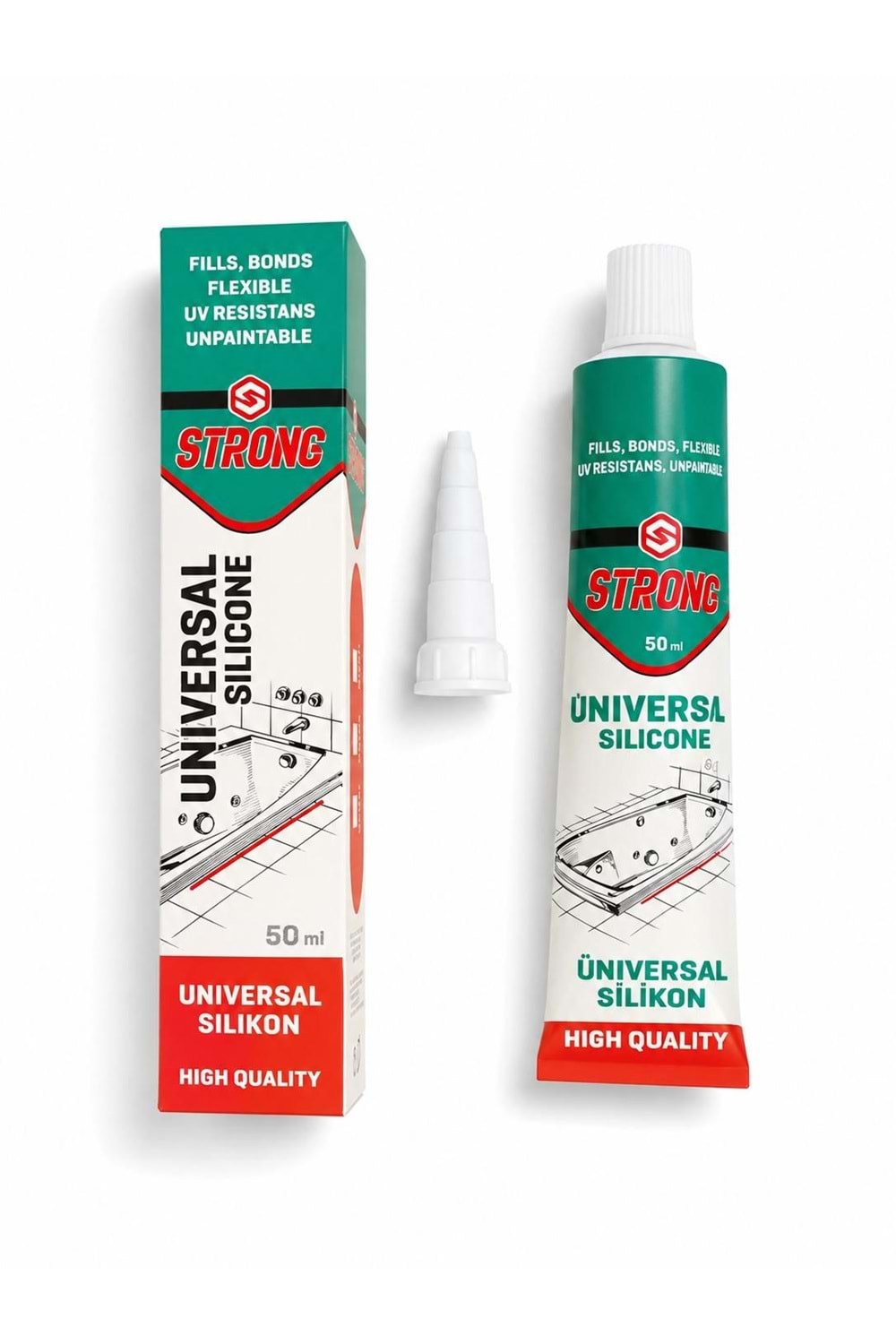 Tüp silikon 50 Gr Şeffa Tüp Silikon
