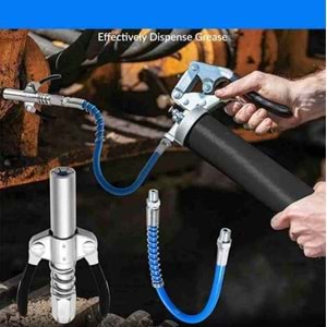 Gres Pompa Ucu Hortumlu Kpx Çift Mandallı Gres Pompa Ucu