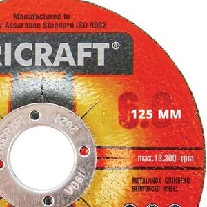 İnox Kesici Taş 125*1 Mm Tricraft profesyonel taş