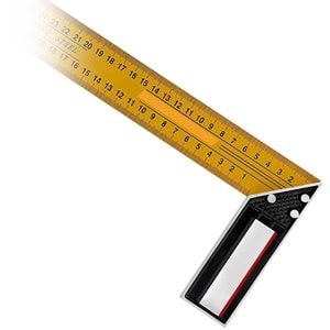 Gönye Sarı Gönye Meşem 500 Mm