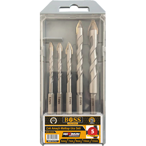 Çok Amaclı Matkap Ucu Seti 5 Pcs