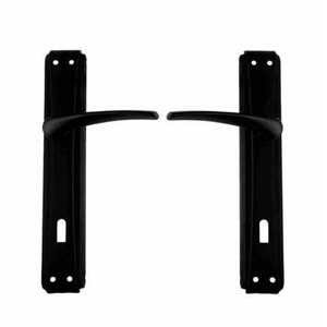 Kapı Kolu Bravo Aynalı Siyah Oda Kapı Kolu 2 Li Kapı Kolu Takım