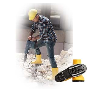 Çizme Palalı Uzun Sarı Çizme No: 43