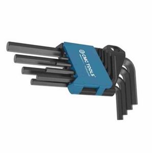 Alyan Seti 9 Parça Alyan Seti Kısa 120 Mm Cmc Tools Düz Alyan Seti