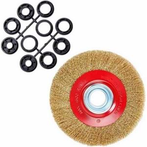 Çelik Tel Fırça Dairesel Çelik Tel Fırça 175 Mm