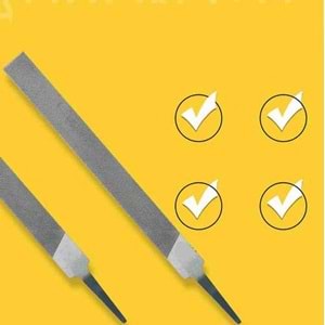 Eğe Yassı Eğe Orta Diş 10 Mm