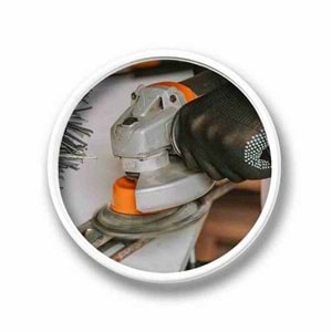 Çanak Fırça Burgulu Çanak Fırça 65 Mm