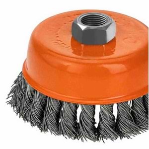 Çanak Fırça Burgulu Çanak Fırça 100 Mm