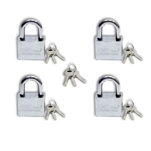 Asma Kilit Master Çelik Asma Kilit 60 Mm 4 Lü Set