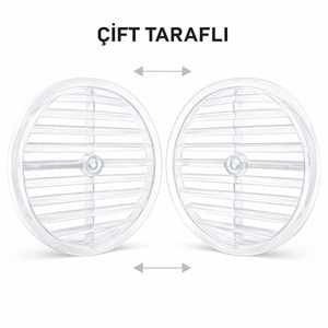 Doğalgaz Cam Menfezi Lüx Şeffaf Havalandırma Aparatı Kervan