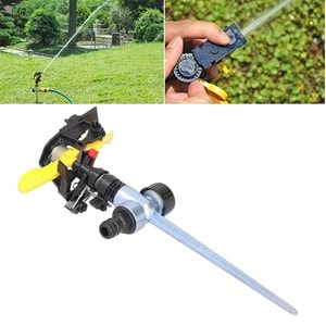 Fıskiye Dmax Metal Ayarlı Spring Bahçe Sulama Fıskiyesi