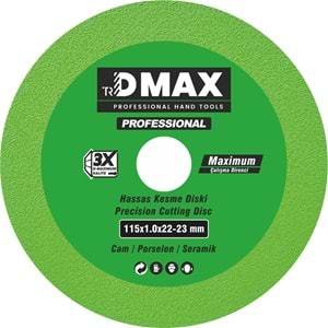 Dmax Hassas Kesici Disk Seramik, Cam, Porselen, Fayans
