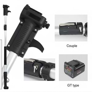 Teleskopik Uzatma Çubuğu 2 m 2 Kademeli Budama Makası Uyumlu