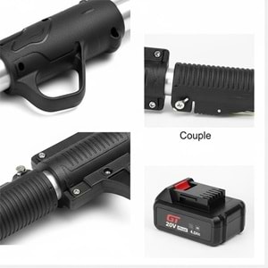 Teleskopik Uzatma Çubuğu 2 m 2 Kademeli Budama Makası Uyumlu