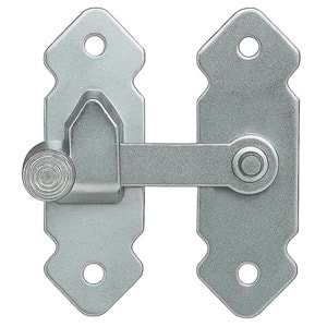 Ferforje Fransız Kilidi Saten Bahçe Kapısı Mandalı Eskitme Saten Kapı - Sandık - Kapak Mandalı Tırka