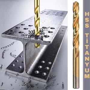 Matkap Ucu HSS Titanyum 3 MM