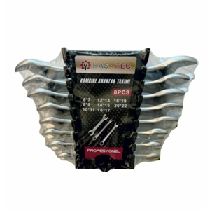 Açık Ağız Anahtar Takımı 8 Parça Has-Tec