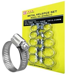 Metal Kelepçe Seti 10 Pcs Metal Hortum Kelepçesi Seti