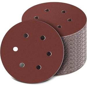 Cırtlı Zımpara Pedi 150 Mm 120 Kum ( Delikli )