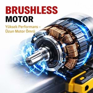 Akülü Testere 10 İnç Kömürsüz Fırçasız Motor 21V Dal Budama