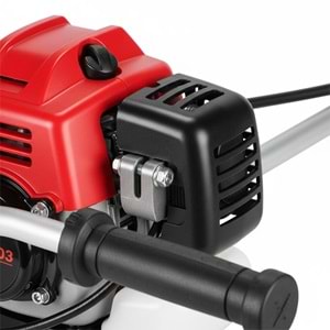Benzinli Yan Tırpan 2.0 HP 51.7 cc İki Zamanlı Çim Biçme Motoru
