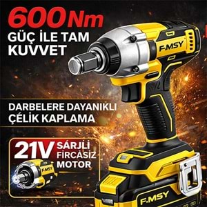 2 Li Set Somun Sıkma ve Avuç Taşlama 21V Şarjlı Fırçasız Motor
