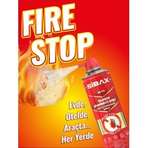 Sibax SB112 Yangın Söndürücü Sprey 600 ML