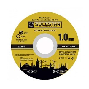 İnox Kesici Taş Slostar 125*1 Mm