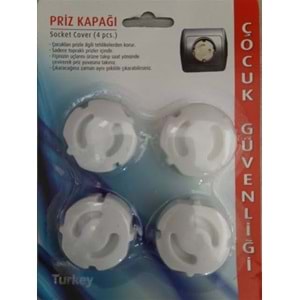 Priz Koruma Kapağı Çocuk Koruma Priz Kapağı (4 Adet)